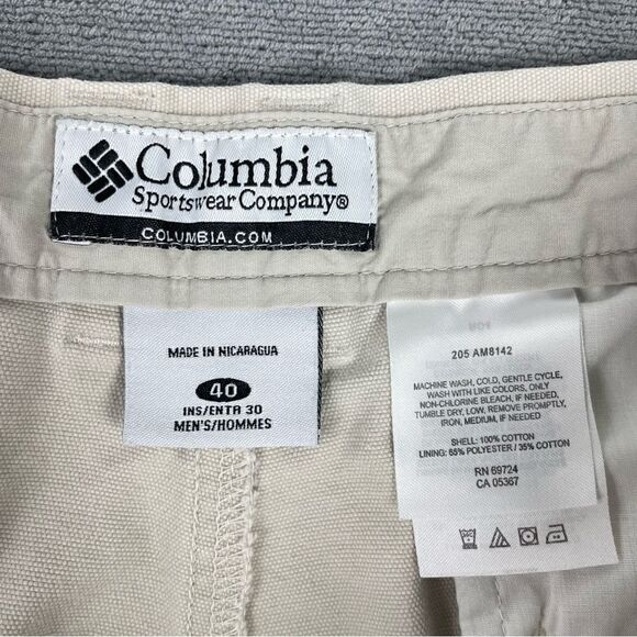 Columbia Khaki Canvas Carpenter Pants Men’s Size 40x29 - Picture 12 of 12